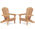 Foldable Cedar Adirondack Chair – assembly size dimensions