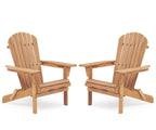 Foldable Cedar Adirondack Chair – assembly size dimensions