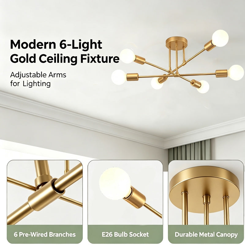 Product dimensions and E26 bulb compatibility