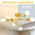 Warm and cool light effects